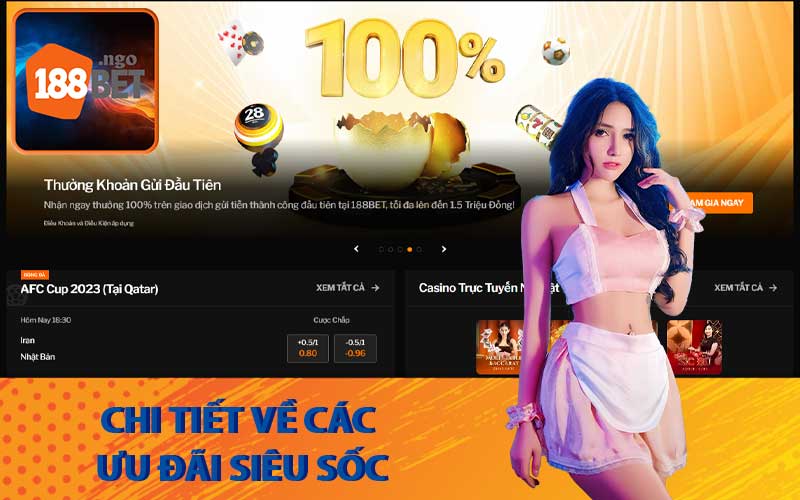 Chi tiết về các ưu đãi siêu sốc